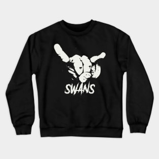 swans horn sign Crewneck Sweatshirt